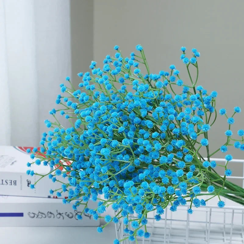 63cm Artificial Starry Sky Silk Flowers – 11 Color Options for Wedding Aisle Decor, Photography Props & Floral Arrangements
