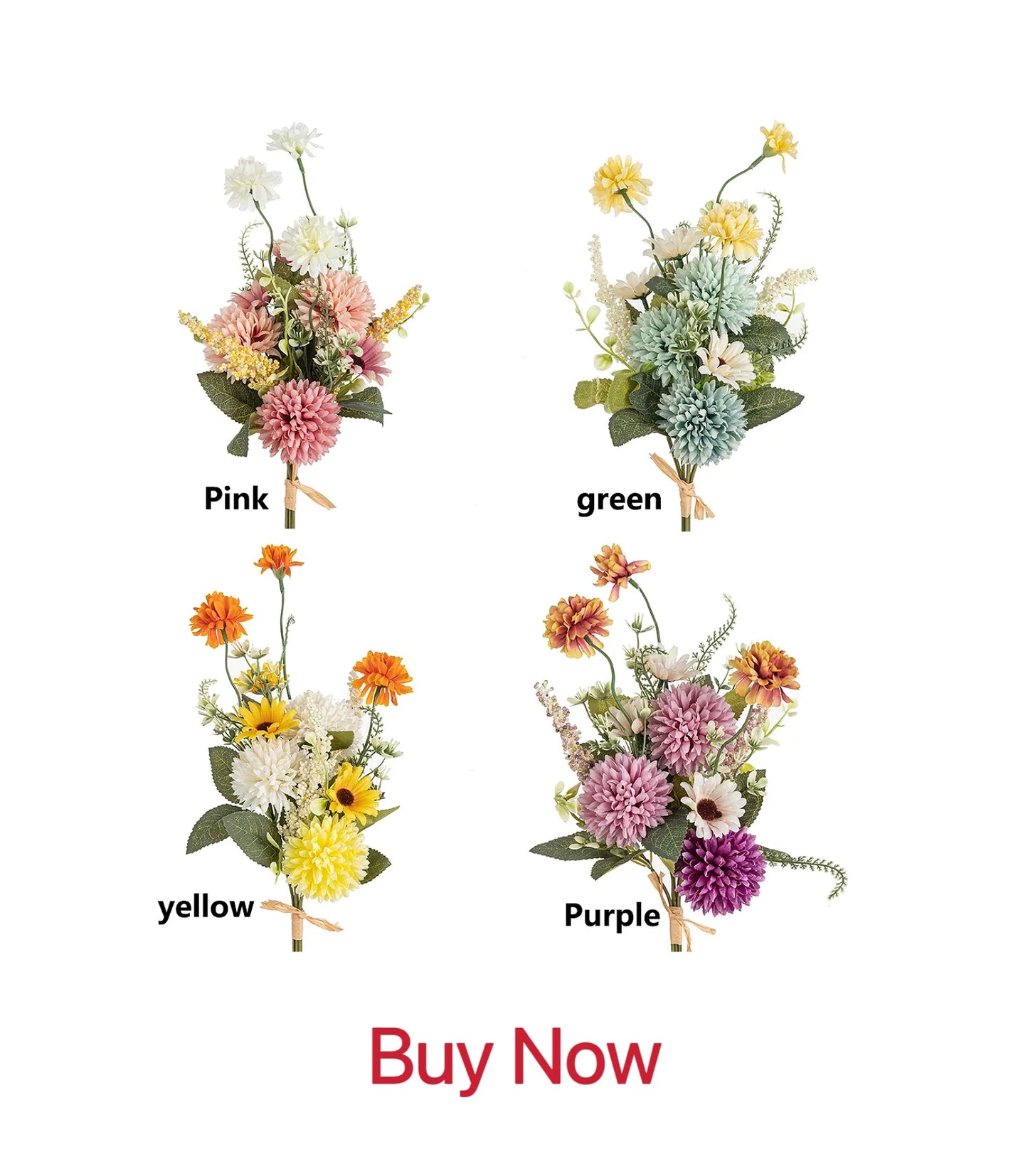 Artificial Real Touch Tulip Bouquet – 8 Color Options for Scrapbooking, Home Decor, Wedding Arches & Mother's Day Gifts