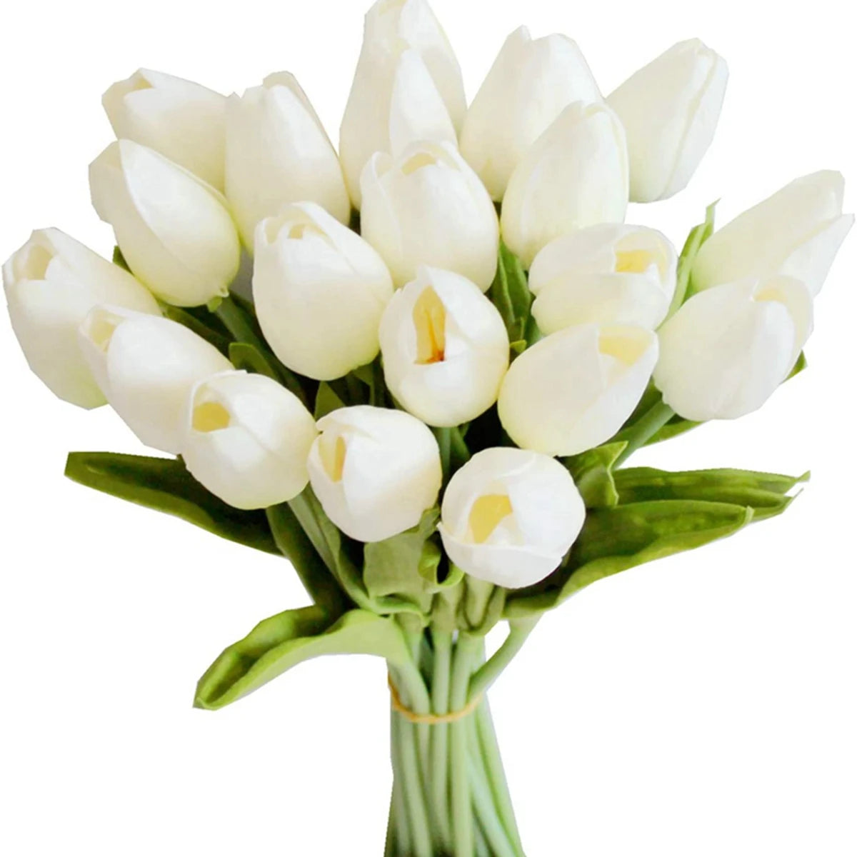 Artificial Real Touch Tulip Bouquet – 8 Color Options for Scrapbooking, Home Decor, Wedding Arches & Mother's Day Gifts