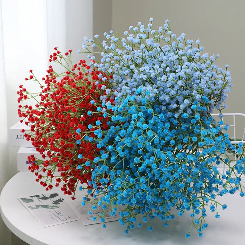 63cm Artificial Starry Sky Silk Flowers – 11 Color Options for Wedding Aisle Decor, Photography Props & Floral Arrangements