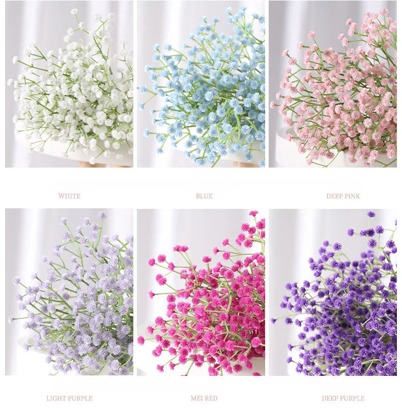 63cm Artificial Starry Sky Silk Flowers – 11 Color Options for Wedding Aisle Decor, Photography Props & Floral Arrangements