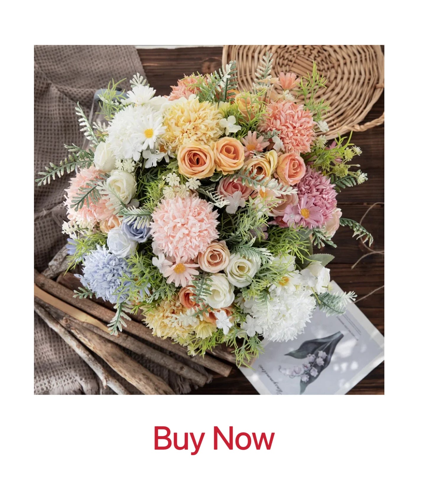 Artificial Real Touch Tulip Bouquet – 8 Color Options for Scrapbooking, Home Decor, Wedding Arches & Mother's Day Gifts