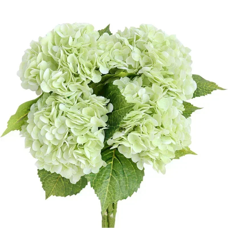 4pcs Artificial Hydrangea Flowers – 11 Color Options for Home, Wedding & Party Decor