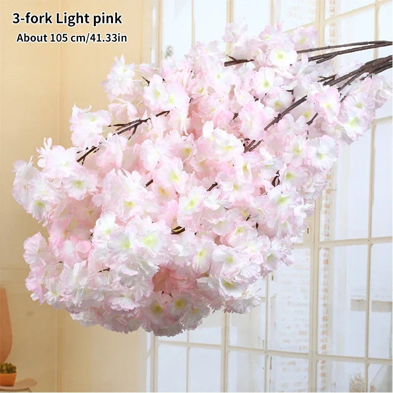 Artificial Cherry Blossom Tree – 21 Color Options for Spring Decor, DIY Bonsai, Wedding Arches & Home Decoration