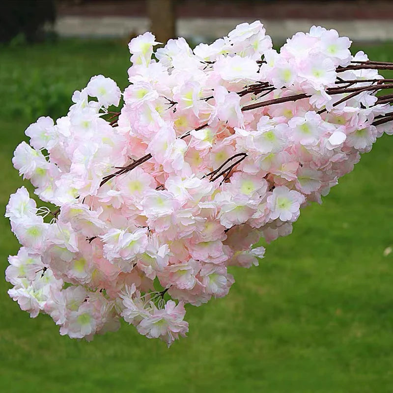 Artificial Cherry Blossom Tree – 21 Color Options for Spring Decor, DIY Bonsai, Wedding Arches & Home Decoration