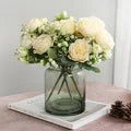 1 Bundle Silk Hydrangea – 8 Color Options for Autumn Vase Decor, Valentine’s Day, Weddings & Bridal Bouquets