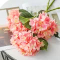 1 Bundle Silk Hydrangea – 8 Color Options for Autumn Vase Decor, Valentine’s Day, Weddings & Bridal Bouquets