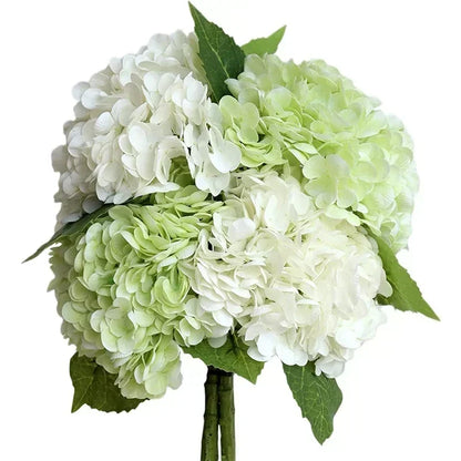 4pcs Artificial Hydrangea Flowers – 11 Color Options for Home, Wedding & Party Decor