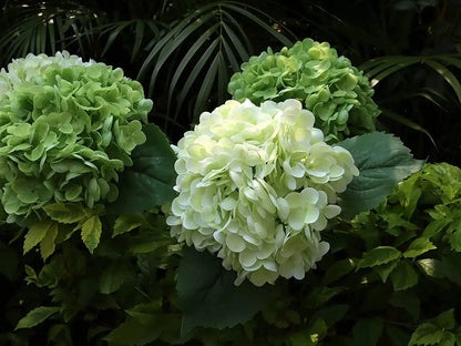 4pcs Artificial Hydrangea Flowers – 11 Color Options for Home, Wedding & Party Decor