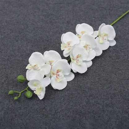 69cm Artificial Phalaenopsis Orchid Stems – Real Touch Faux Flowers, 4 Color Options for Floral Arrangements, Wedding & Home Decor