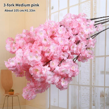 Artificial Cherry Blossom Tree – 21 Color Options for Spring Decor, DIY Bonsai, Wedding Arches & Home Decoration