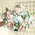 1 Bundle Silk Hydrangea – 8 Color Options for Autumn Vase Decor, Valentine’s Day, Weddings & Bridal Bouquets